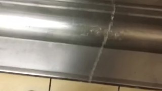 Young guy Pissing