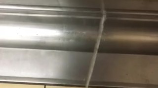 Young guy Pissing