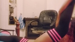 Sexy pink thong video fast motion