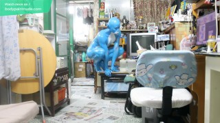 19 Years Old Digitmon Veemon Boy / Body paint / Bodypaint Naked Cosplay