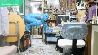 19 Years Old Digitmon Veemon Boy / Body paint / Bodypaint Naked Cosplay
