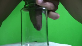 Quiere llenar de LECHE este bazo poco a poco Joven Amateur - Alex CUM