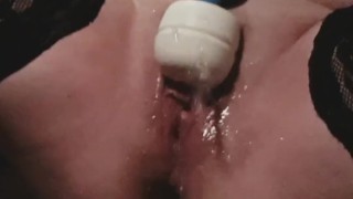 Double squirt close up