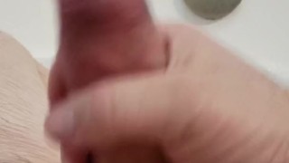 Cum in the tub