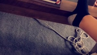 Wish someone would eat my pussy like a peach while I cum to lesbian porn..
