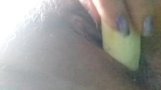 Banana Split Pt2 Self Love with Hairy Pussy