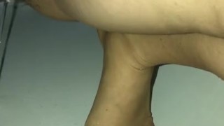 Pissing in the bathroom