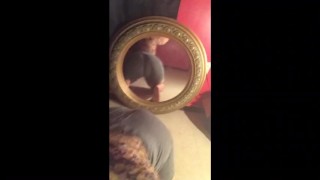 Bouncing her big butt