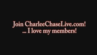 MILF Charlee Chase Oils Up Her Massive Tits and Plays With Them!