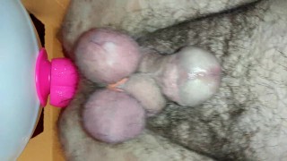 Watch my hot hairy ass take my new pink dildo deep and loving it!