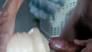 when your boyfriend leave you alone, try a toy