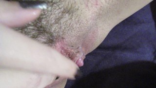 close up big clit wet pussy grool after my huge orgasm