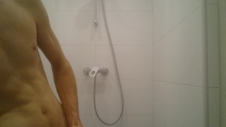 Fast one solo in shower
