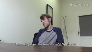  DIRTY SCOUT 154 - Wavy Haired Amateur Bends Over And Takes It In The Ass Bareback