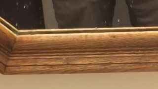 Boyfriend has a hands free orgasm with a full bladder!!
