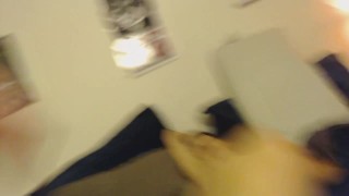 Sexy MILF caught on webcam riding cock reverse cowgirl and creampie