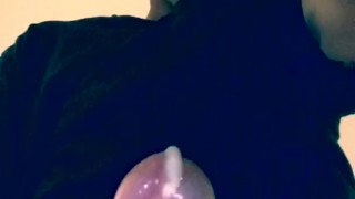 AMATEUR BIG DICK WHITE COCK DROPS HUGE LOAD FOR WIFE