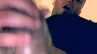 AMATEUR BIG DICK WHITE COCK DROPS HUGE LOAD FOR WIFE