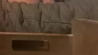 Anal play in sexy stockings
