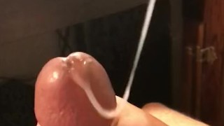 Slow motion cum shot