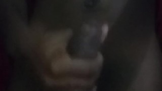 Jerking off in the rain