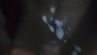 Busting a nut while the rain is falling