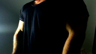 GETTING HARD FOR MY MUSCLEBOY | Muscle Worship Cam Show Custom Videos