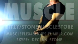 GETTING HARD FOR MY MUSCLEBOY | Muscle Worship Cam Show Custom Videos