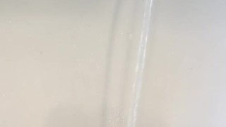 peeing in the sink