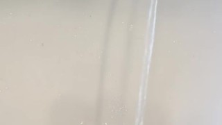 peeing in the sink