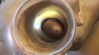 Fucking my white pussy toy