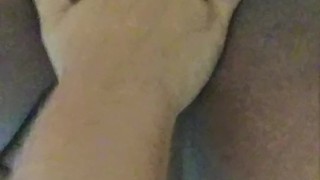 Moaning Wife with Creamy Orgasm and Squirt from Amazing Fingering