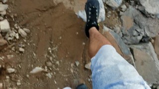 Outdoors BJ in the Desert & Cum on Me!