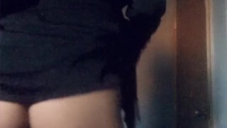 Me oiling my tiny tits and lotioning my body kinda shy !