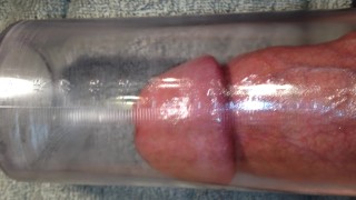 close up penis pump