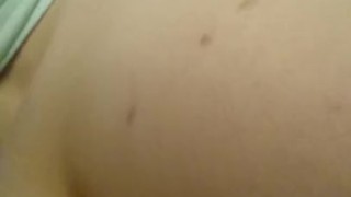 Horny teen Russian preparing herself for masturbating in front of me