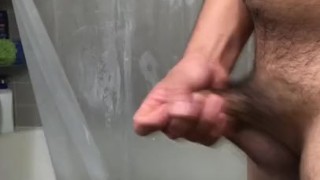 Playing before shower