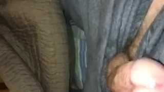 Huge huge double load. Hot pumping cum big dick