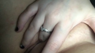 Fingering my pussy tease