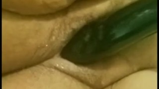 Ariesbbw in black dildo fuck