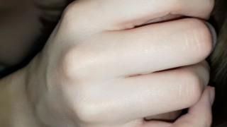 Night Blowjob With Cum On Tongue! POV! FullHD!
