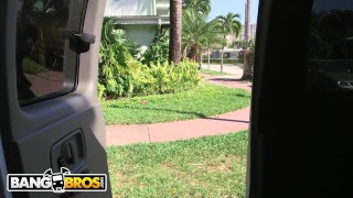 BANGBROS - Veronica Rodriguez On The Bang Bus In Miami, Horny For Cock!