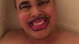 Slave terry in the bath
