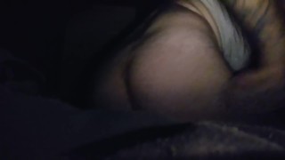 Fuckin my ass with my new toy