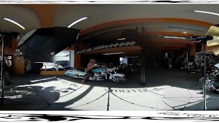 Backstage Claudia Macc - Bikes and Babes TV Sexy VR clips - 3DVR360 Up/Down