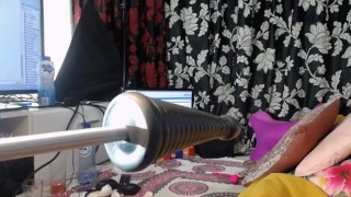 Girls4cock.com *** Hot blonde and a Giant dildo*** girls4cock.com/Siswet19