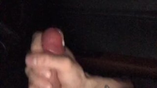 Cumming in my car