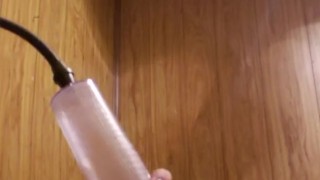 Little dick getting pumped