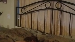 Milf fucks dildo from behind - pussies that grab