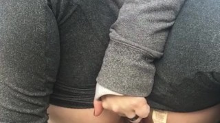 Public Parking Lot Pee